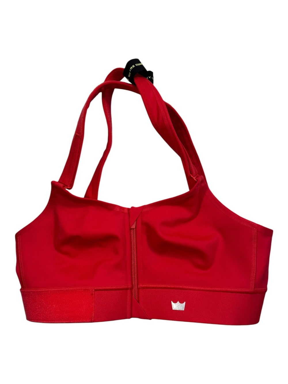 NWT SHEFIT Flex Sports Bra Lollipop Red Medium Impact Adjustable Zip Front Size - Picture 3 of 6